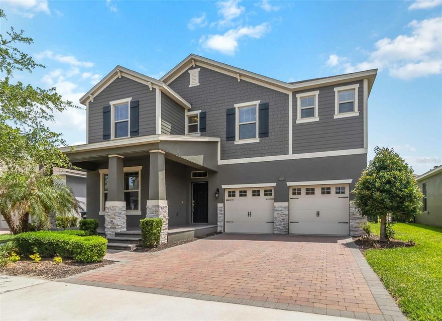 Welcome to the highly sought-after Cresswell model in the desirable Waterleigh community of Horizon West — where resort-style living meets everyday convenience!

From the moment you enter, you’re greeted by a grand, palm tree-lined entrance that sets the tone for a private tropical retreat. Waterleigh is thoughtfully designed around picturesque ponds and lakes, with beautifully maintained landscaping throughout the community — all included in the HOA — making it one of the most visually stunning neighborhoods in the area.

Residents enjoy an impressive array of resort-style amenities, including multiple swimming pools, splash pads, a fully equipped fitness center, tennis courts, sand volleyball courts, fishing piers, scenic walking trails, dog parks, and a grand clubhouse with a full-service event hall. This community perfectly balances the feel of a private resort with a warm, welcoming neighborhood atmosphere.

This move-in ready home features 4 spacious bedrooms, 4 full bathrooms, and approximately 2,840 square feet of living space, offering the perfect blend of comfort, style, and modern design to suit today’s lifestyle.

Located in a golf cart-friendly community, the home is just minutes from Publix, top-rated schools, and the best shopping, dining, and entertainment that Horizon West has . Enjoy unbeatable convenience with Walt Disney World only 15 minutes away, Orlando International Airport just 30 minutes away, and quick access to Highway 429 for easy travel throughout Central Florida.

Waterleigh also hosts weekly and monthly community events, fostering a strong sense of connection and pride among residents.

Don’t miss this rare opportunity to own one of Winter Garden’s most desirable homes — where luxury, convenience, and resort-style living come together. Schedule your private showing today and experience the very best of Waterleigh living!
