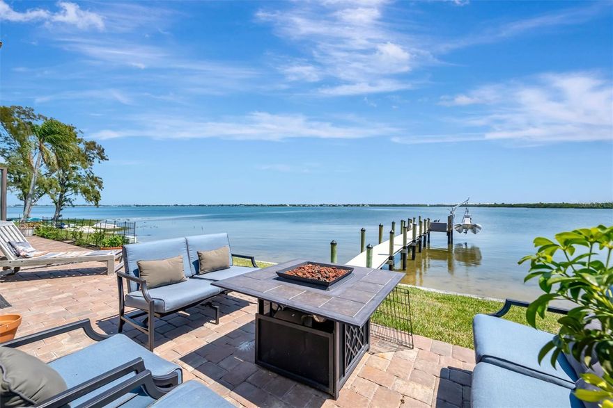 Enjoy spectacular FULL BAY VIEWS from this picture perfect 2-bedroom, 2-bathroom condo offering 1,160 square feet of bright, open living space. The 75-foot dock, built in 2022, is a standout feature, constructed with durable Wear Deck decking and equipped with boat davits rated for 1,850 pounds each. Designed in a unique “flag” configuration, it offers a step-down launch area for paddleboards , fresh water hose access, plenty of room for deck chairs, a ladder, and abundant wildlife—ideal for enjoying the waterfront lifestyle and fishing. Boating to the ICW and the beaches is accessible except occasionally when the tide is unusually low . Inside, the home features a well-appointed gourmet kitchen and ceramic tile flooring throughout, offering a clean, cohesive aesthetic that is both stylish and low-maintenance. The open floor plan fills the space with natural light while highlighting the beautiful bay views. The back lanai and primary suite feature impact windows and sliding glass doors. Located in Palma Sola Harbour, a gated waterfront community, residents enjoy resort-style amenities including two heated pools, two dry saunas, tennis and pickleball courts, a clubhouse, billiards room, fitness center, and workshop. An exceptional opportunity to experience relaxed waterfront living with direct bay access and outstanding community features.