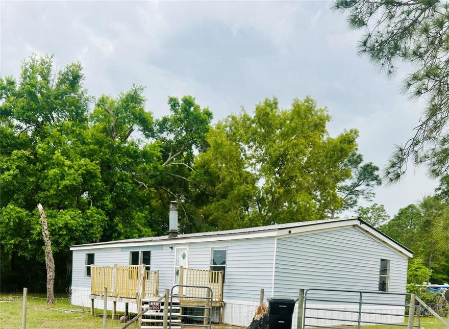 Almost ready 3-bedroom, 2-bath mobile home in a quiet Bronson neighborhood. Features a spacious layout with an open living area and split floor plan. Conveniently located near schools, parks, and just a short drive to Gainesville.