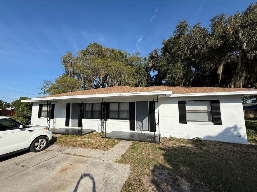 This duplex is perfect for Investors. Income is currently $2600 a month. The property is situated on a corner lot with two bedroom one bath in each duplex spanning 1,758 ft.². The roof was replaced in 2022. This duplex is ready for some new ownership.  The duplex is AS/IS 
The tenants have been there for over 3 years and are month-to-month right now at $1,3000 each unit.