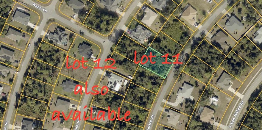Build Your Florida Dream Home! This oversized residential lot presents an exceptional opportunity in the rapidly growing City of North Port. Additional lot available next door by the same owner, offering potential for expanded space or investment opportunities. Nestled in a peaceful setting while remaining conveniently close to shopping, dining, schools, parks, airports, and major roadways, this property combines tranquility with accessibility. Enjoy quick access to I-75, nearby Gulf beaches, golf courses, and all that Southwest Florida has to offer. Located in an established neighborhood with newer homes nearby, this property is ideal for a primary residence, seasonal retreat, or investment build. No HOA, no flood zone, and no rental restrictions provide added flexibility and peace of mind. Don’t miss your chance to secure land in one of Florida’s fastest-growing communities.