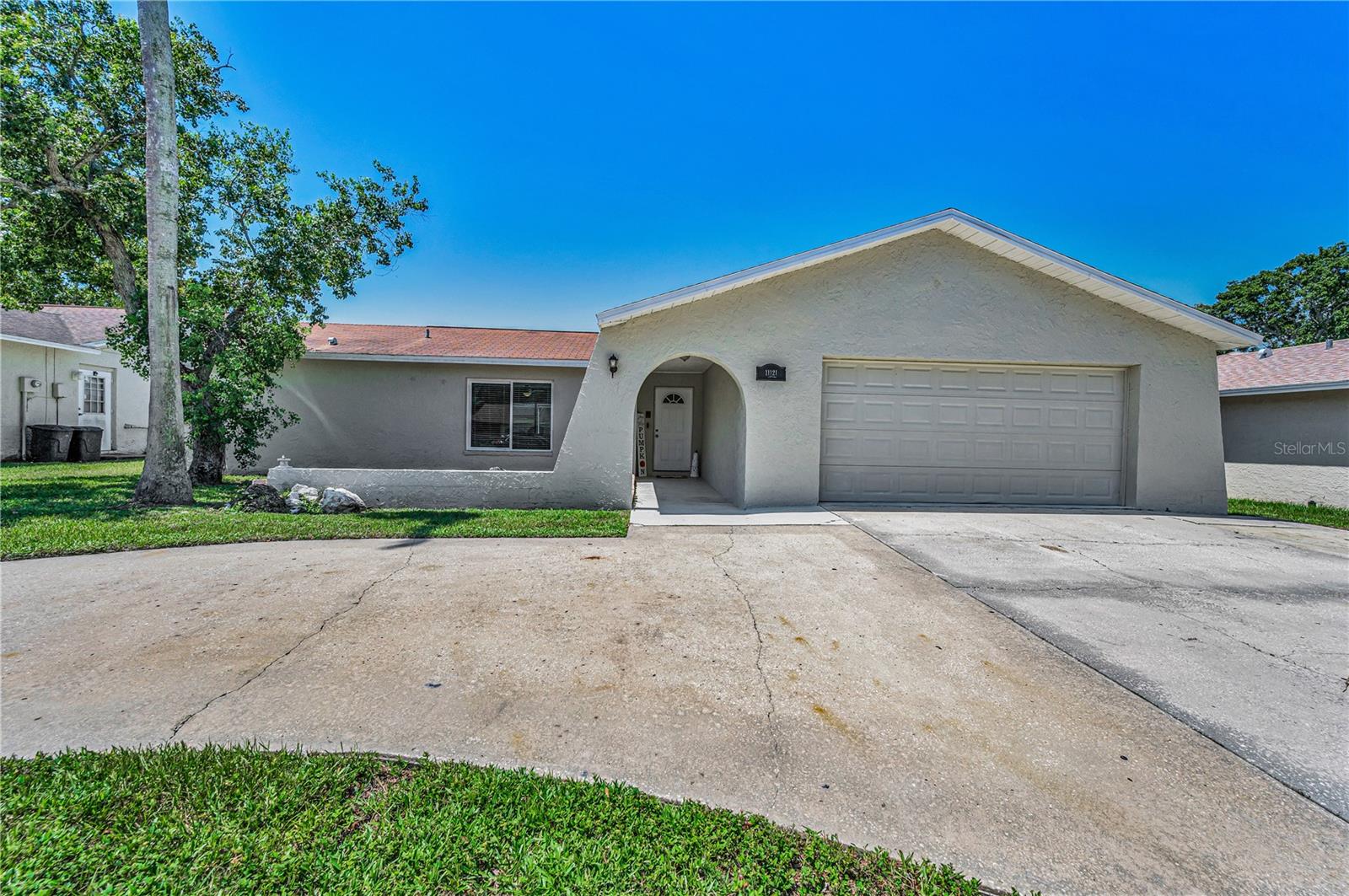 The home offers approximately 1,630 square feet of living space with four spacious bedrooms and two bathrooms. The open floor plan features a bright, updated kitchen with stainless steel appliances and granite countertops, complemented by a generous great room. The split bedroom layout provides privacy, with the primary bedroom offering a walk-in closet.
The backyard is a private oasis, featuring a large in-ground pool surrounded by a fenced-in area, ideal for outdoor relaxation and entertainment. The home also includes an inside laundry room and a two-car garage, providing ample storage and convenience.
Located in the Timber Oaks community, this home offers a desirable location with low homeowner's association fees and no age restrictions, making it an ideal choice for a variety of households.
Please schedule your tour today before it's gone!