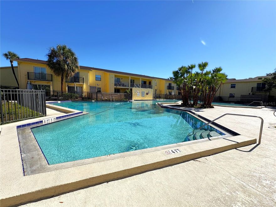 Ready to begin the NEW YEAR, just listed this beautiful 1 bedroom, 1 bath condo on the 1st floor floor! This home provides spacious living/dining open floor plan. Neutral colors, beautiful tile work throughout the home waiting for your decorative touch. This home provides spacious kitchen counter top space, stainless stee appliances and plenty of cabinet space, great for storage. If you have a quick morning, enjoy the breakfast bar for the ready on the go days! The private bedroom offers plenty of space, a spacious closet, additionally a private bathroom with a garden tub for those days to just relax from a long day. This condo provides an extra room that may be converted into an entertainment room, office or bedroom, your choice. An amazing location, just a couple of walks to the community pool, great way to spend your day. Florida living at its best and a great way to start 2026. Amazing location, near fine dining and entertainment. WE SHOW PROPERTIES 7 DAYS A WEEK, schedule your showing today!