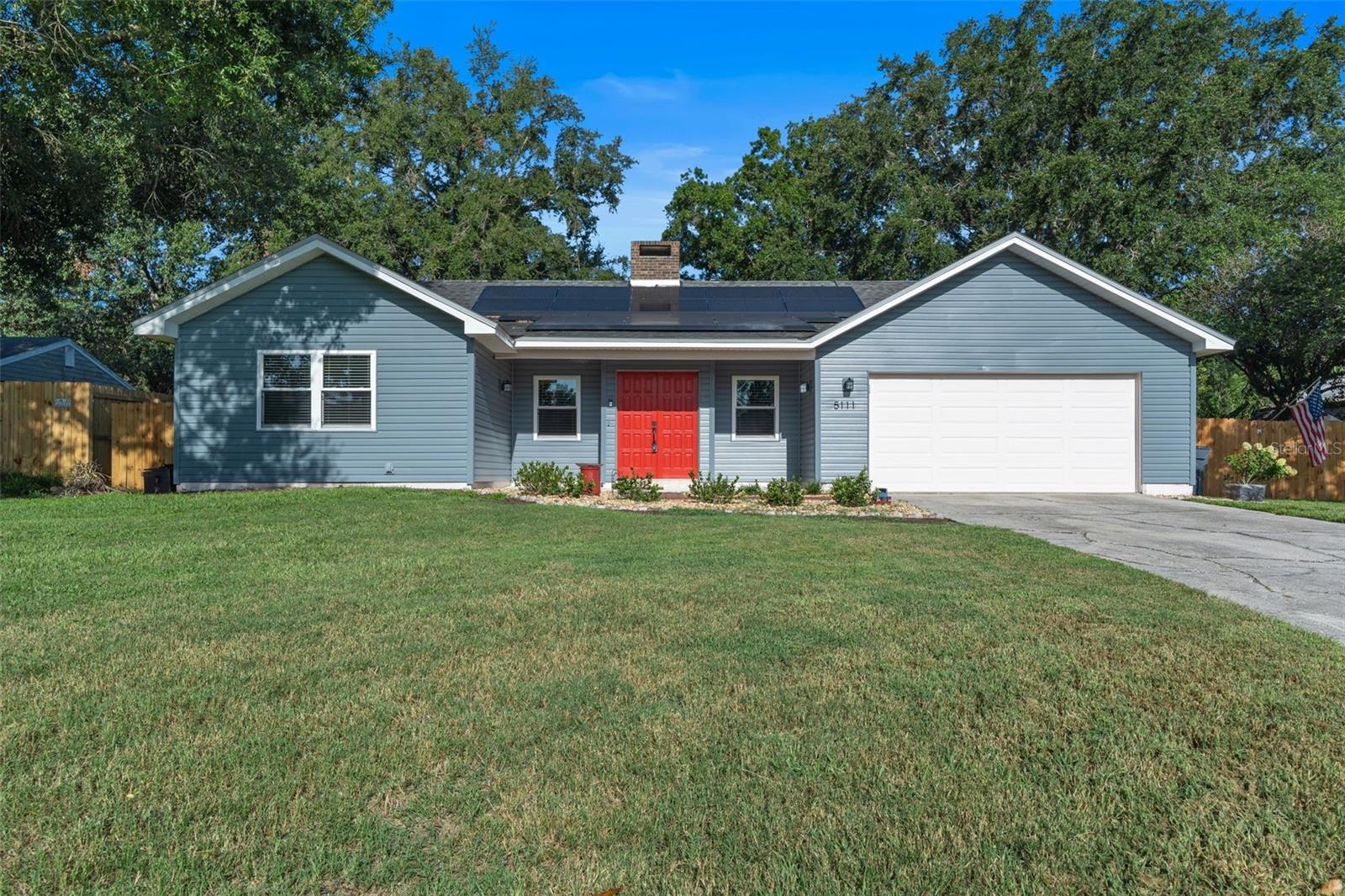 This move-in ready 3-bedroom, 2-bath POOL HOME with solar panels offers 1,800 sq ft of living space with thoughtful improvements inside and out. From the moment you pull up, you’ll notice the new siding, soffit, fascia, gutters, and fresh landscaping that give the home great curb appeal. Step inside to a spacious floor plan featuring new carpet, updated back windows, and a newly tiled shower in the primary suite.
The kitchen has been restored and refreshed with soft-close cabinetry, and includes a new range hood. The attached garage includes a top-of-the-line belt-driven opener and the home is equipped with a HALO whole-home air purification system—a rare bonus at this price point.
Enjoy the large covered lanai, private pool, and fully fenced backyard—perfect for relaxing, entertaining, or just taking in the Blue Angels flyovers when they’re in town (yes, seriously!).
With no HOA, plenty of updates already done, and priced at $370,000, this home is a standout in today’s market. Easy to show and ready for new owners