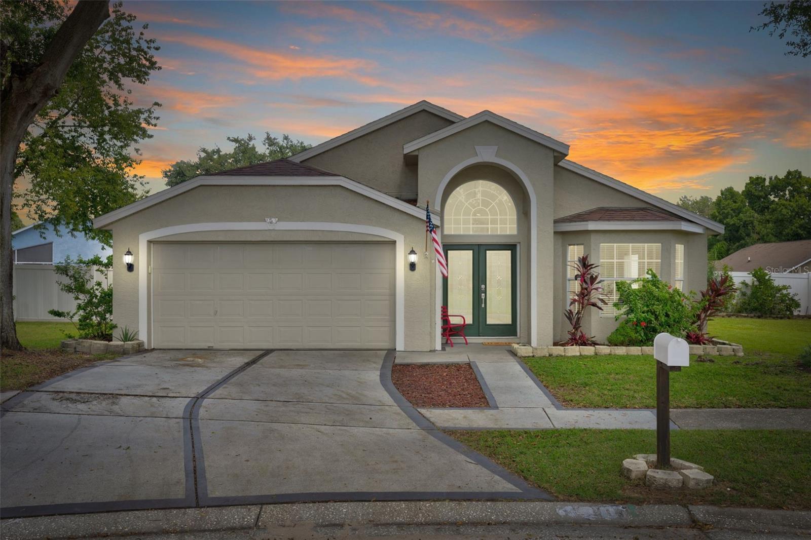 Welcome home! This beautiful and charming single family home in the Brandon Brook neighborhood is ready for its next owner! This property has been meticulously maintained and filled with quality upgrades. A spread out and functional 3 bedrooms, 2 bathrooms, plus bonus/office room (currently used as a multi-gen area), attached 2 car garage, screened in lanai, and a spacious fenced in backyard fitting for all your outdoor and garden activities. Updated features include: roof (2019), HVAC system (2022), Water Heater (2022), remodeled guest bathroom (2025), backyard paver patio (2024), stainless steel kitchen appliances- microwave (2024), and updated ceiling fans and fixtures! Located within minutes of major shopping areas that include popular dining, retail, and entertainment activities. Close to major highways for an easy commute to Downtown Tampa, Orlando or the Pinellas County Beaches! Schedule your showing today and make this your new home!