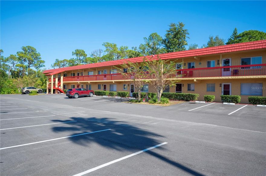 The property you are inquiring about is located in Winter Haven, FL, in the Orchid Springs area of Polk County. This is a second-floor unit with 2 bedrooms, 2 bathrooms, and is ready to move into. This is a 55+ community and has a nice square footage for this lifestyle. Many amenities are included in the HOA fee structure - lawn, water, sewer, natural gas, grounds, clubroom. The dishwasher is in as-is condition. This is a secluded area with no noise behind you (maybe a squirrel), but more peace and tranquility. Text, call, email, and see it today! Agents, please see MLS (Realtor) remarks.