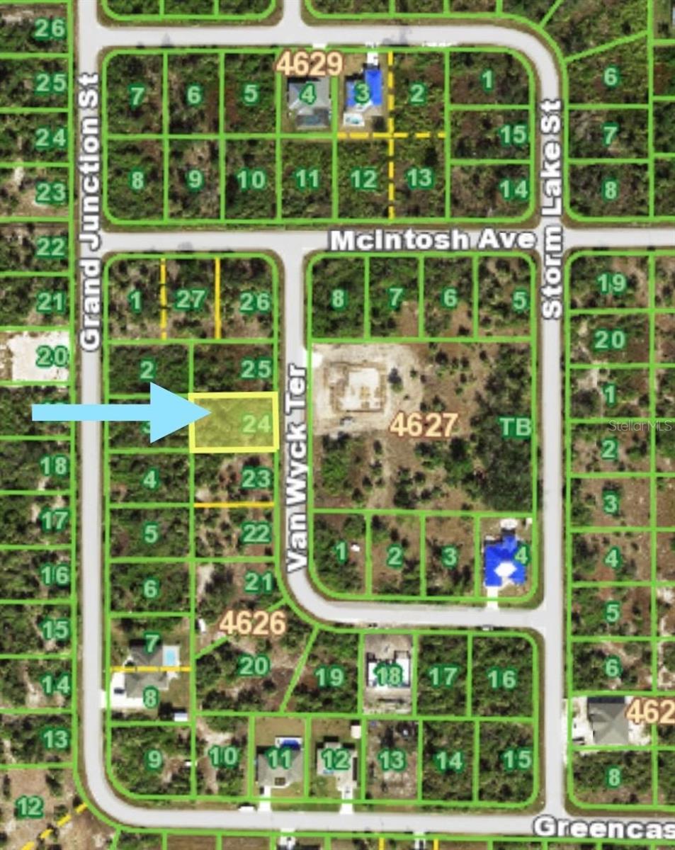 Rare find in South Gulf Cove! You have the opportunity to purchase two side by side lots equaling .46 acre.
South Gulf Cove is a waterfront community in Port Charlotte with more than 120 man-made canals leading straight to Charlotte Harbor, and eventually to the Gulf of Mexico. The 55 miles of canals are wide with at least 4-5 feet of depth providing great fishing and boating. Sailboat access has been designated to numerous properties where there are no bridges to cross under. Within 15 minutes you will access multiple Gulf Coast beaches on Manasota Key and Boca Grande, five golf courses, shopping and dining.
The Cove features a multitude of home styles from contemporary homes to large waterfront estates that accommodate many floorplans, styles, and sizes that help bring residence close to nature. South Gulf Cove requires homes at 1,500 sq ft and larger.
Additional lot 10441 Van Wyck, Port Charlotte (MLS A664954).