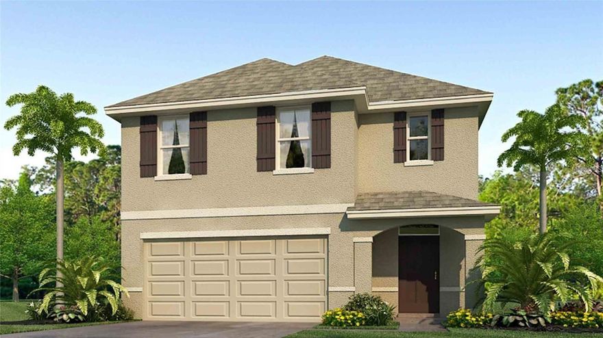 Built in 2025, this stunning 5-bedroom, 3-bathroom home is located in the highly desirable Epperson Ranch community, Home to the nation’s first Crystal Lagoon! If you want to be in the heart of Wesley Chapel’s hustle and bustle, look no further. Epperson offers quick access to I-75 and is perfectly positioned near top rated schools, shopping, dining, and entertainment. Inside, you'll find extended tile flooring in the main living and dining areas, granite countertops throughout, a stainless steel appliance package, an undermount kitchen sink, and tiled shower walls. The open concept layout is ideal for entertaining, and a fully fenced backyard provides privacy and outdoor enjoyment. Designed for lasting quality, this home is part of the Elite Series, featuring all-concrete block construction on both the first and second floors. As a resident of Epperson, you’ll enjoy exclusive access to the 7.5 acre Crystal Lagoon with sandy beaches, water activities, cabanas, and year round events, fun is just steps from your front door! Don’t miss this opportunity to live in one of Wesley Chapel’s fastest growing and most exciting communities.
First month’s rent and one month’s security deposit required. High-speed internet and cable are included.