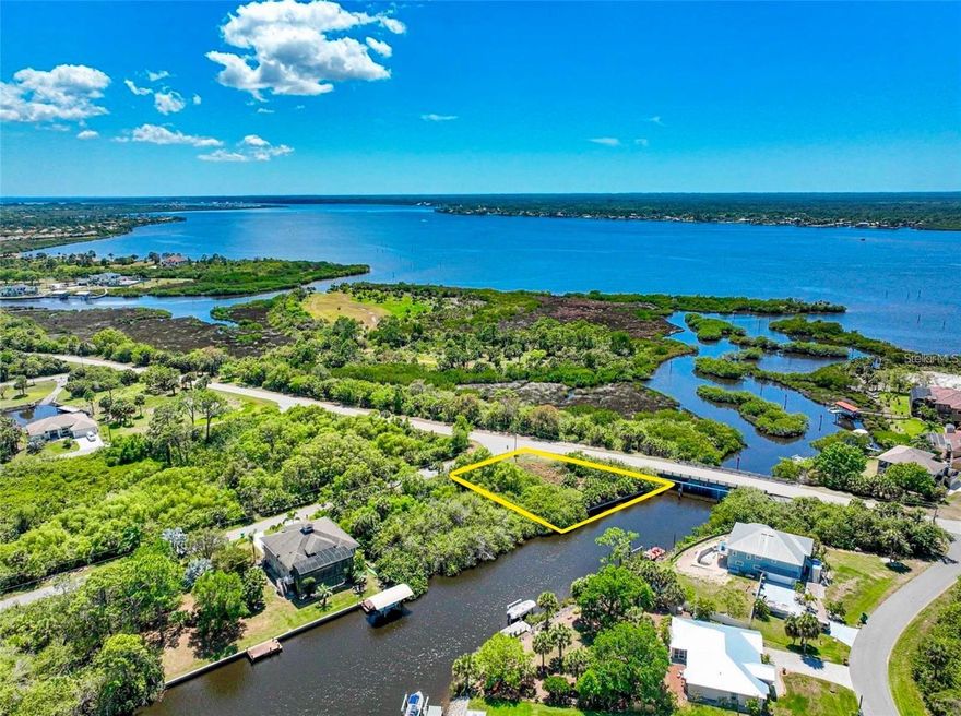 An incredible location that promises endless sunsets and super quick water access! 125’ feet CONCRETE SEAWALL already waiting for you! Let me say that again everyone, “125’ FEET OF CONCRETE SEAWALL!!!” The ABSOLUTE DYNAMITE EXPOSURE to sunsets and the Myakka river should be taken advantage when you build your new home. Can you fathom an extraordinary custom built stilt home? I can! Me personally, a 50 year resident of the area, I can’t SCREAM LOUD enough on how much I love this particular area of Port Charlotte! Did you know Florida’s premiere sport fish, the snook, LOVES a good bridge piling to hang out at. Don’t forget to install a snook light on your eventual NEW boat dock. The Myakka River offers numerous opportunities for outdoor fun and relaxation: kayaking, boating, fishing, and watching the river flow by. Abundant wildlife live in the area, including otters, cranes, manatees, songbirds, and fish. The Gulf of Mexico beaches are all a short drive away: Boca Grande, Englewood, Manasota Key, Casperson, Nokomis, and Venice beach are favorites. What are you waiting for? Come take a look at it today.