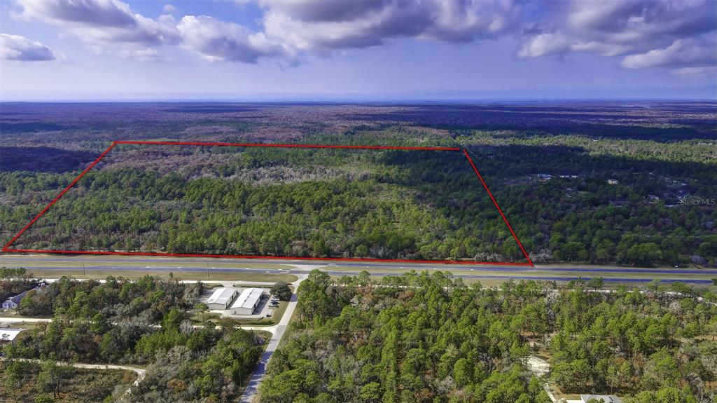 48.3 acres situated on US Hwy 19. 12,000 + daily vehicle count. Currently zoned PDP SF. Endless possibilities can be had with a change of zoning.
