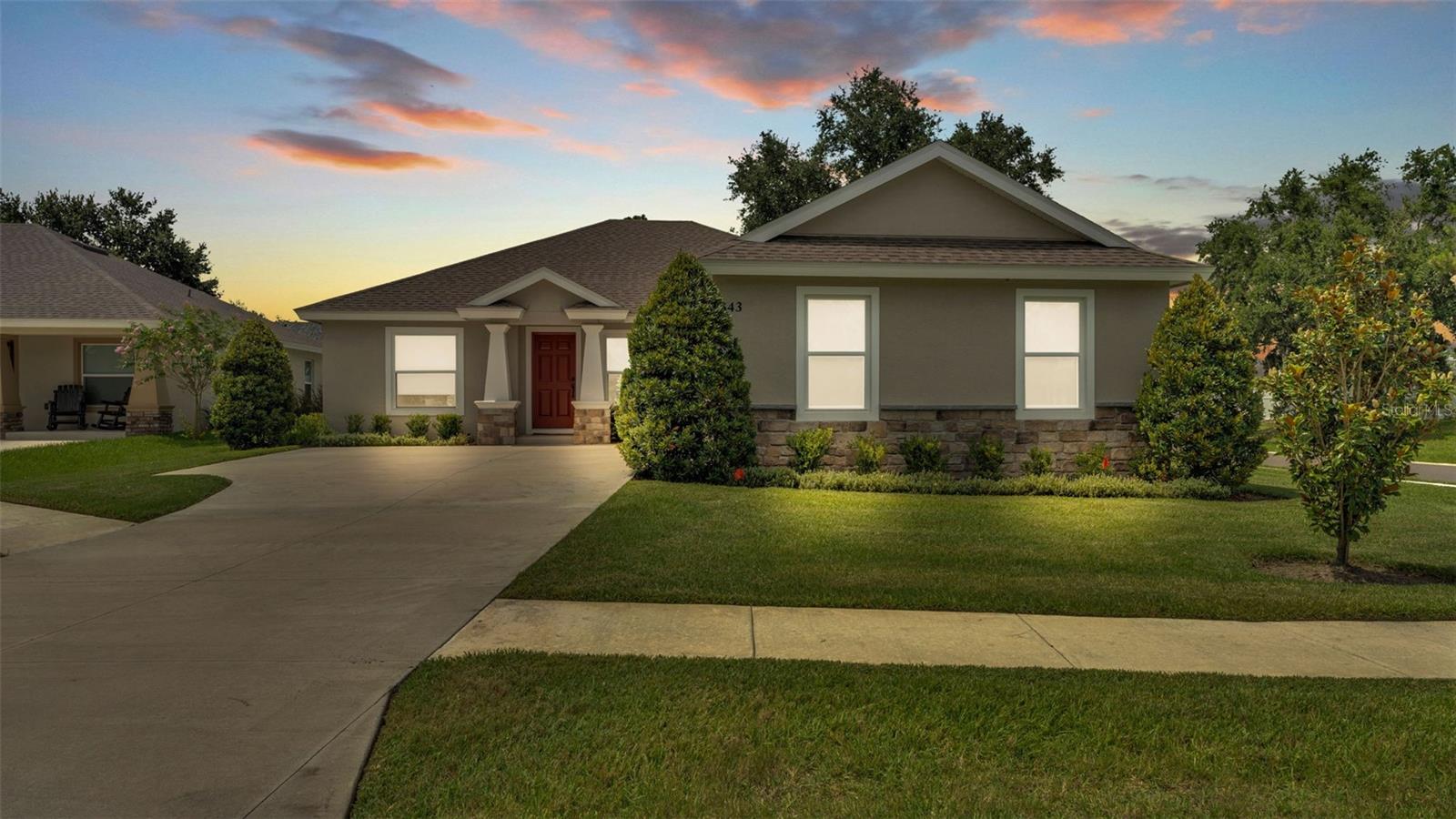 Move-in Ready 4 Bedroom, 3 Bath Home in Square Lake – Corner Lot with newly added Screened Lanai and Privacy Fence
Built in 2023, this well-maintained 4 bedroom, 3 bathroom home offers almost 2,000 sq ft of modern living in the gated Square Lake community in Bartow. Situated on a corner lot, the home features an open floor plan, a screened-in lanai, and a fully fenced backyard for added privacy.
The kitchen includes stainless steel appliances, stone countertops, and a central island with seating. The primary suite features a walk-in closet and a private bathroom with dual sinks and a glass-enclosed shower. Two additional full bathrooms add flexibility.
Additional highlights:
Only 2 years old – excellent condition
Block construction, energy-efficient design
2-car garage
Low HOA, underground utilities