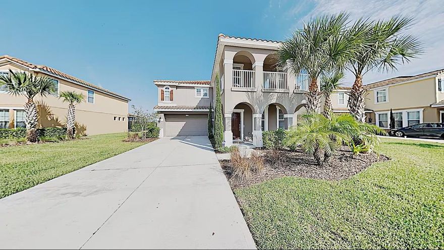 **Turn-Key Vacation Home Paradise in Solterra Resort - Prime Conservation View**Welcome to 4119 Oaktree Drive, a spectacular 6-bedroom, 5-bathroom fully furnished vacation home in the beautiful Solterra Resort community. This exceptional property offers the perfect combination of resort-style living and investment opportunity, ideally located just minutes from Orlando's world-famous attractions.**Property Highlights:**This beautifully appointed home comes completely turnkey and ready for immediate vacation rental income or personal enjoyment. The heated pool and spa provide year-round entertainment while overlooking serene conservation views, offering enhanced privacy rarely found in the area. The thoughtful layout and premium furnishings create an inviting atmosphere for families and guests seeking the ultimate Central Florida vacation experience.**Solterra Resort Amenities:**Residents and guests enjoy access to the stunning 6,700 sq ft clubhouse featuring a resort-style pool with lazy river and exciting water slides. Additional amenities include a state-of-the-art fitness center, on-site restaurant and bar, business center, and sports courts. The community's gated security and professionally managed atmosphere make it one of the most sought-after vacation home destinations in the Disney area.**Unbeatable Location:**Situated just 15 minutes from Magic Kingdom and minutes from Champions Gate's championship golf courses, shopping, and dining. Easy access to I-4 puts all of Orlando's attractions, international airport, and beaches within reach.**Investment Opportunity:**With strong vacation rental demand and proven rental performance in Solterra Resort, this property offers excellent income potential. The turnkey nature means you can start generating revenue immediately.Don't miss this rare opportunity to own a premium vacation home with conservation privacy in one of Central Florida's premier resort communities!