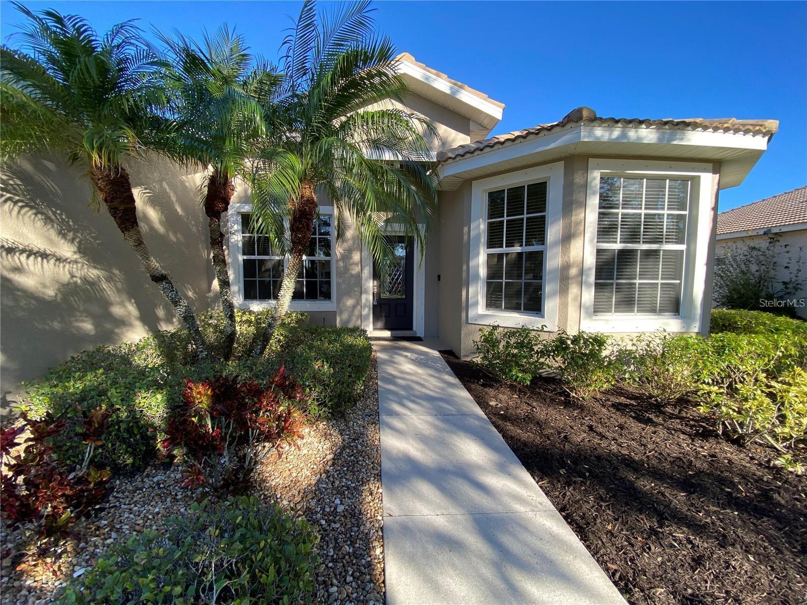 This beautiful and refreshing three-bedroom, two-bathroom home in the award-winning gated golf community of Heritage Harbor offers nearly 2,800 square feet of living space. Water views are featured along with those of the course’s 14th hole, highlighting the perfect sanctuary to call your own. The home’s floorplan suites any family and boasts high tray ceilings with crown molding, as well as a formal living room and family room overlooking the heated in-ground saltwater pool. The kitchen encompasses an eat-in area and a breakfast bar, while dark cabinetry is emphasized by stainless steel appliances. Take the cooking outside to your custom built-in summer kitchen with stainless steel grill and refrigerator. The large master suite has direct access to the pool area, while its en-suite bathroom features a spacious tub and separate walk-in shower. On the second floor, the home features a game room with a built-in office and views of the preserve and 14th-hole green. Other home features include window treatments, widespread ceiling and wall moldings, California closets, tinted windows and lush mature landscaping. Residents at Heritage Harbor enjoy an array of resort-style amenities including a fitness center, complete with locker rooms, a library, activity center and playground area, tennis courts, a sand volleyball court, basketball hoops and an outdoor rollerblading rink. Located just minutes from I-75 and just a short drive to local award-winning beaches.