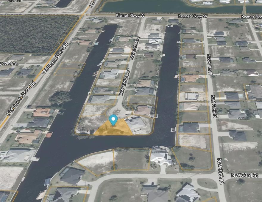 150+ ft waterfront: Discover your rare opportunity to own a slice of paradise in Cape Coral’s rapidly growing Northwest corridor—where Gulf-access lots are in high demand and opportunities like this don’t last. Situated at the top of a quiet cul-de-sac, this oversized, cleared, construction-ready waterfront lot offers direct boating access with just one bridge to the Gulf of Mexico, making it ideal for boaters, kayakers, and sunset chasers alike.

The property features 180° southern rear exposure, providing sun-filled days and expansive water views over a 100-foot-wide canal. No seawall is currently installed, offering flexibility for future design and customization.

Surrounded by newly built homes and million-dollar waterfront properties, this lot is ideally located near the anticipated 7 Islands development, Coral Oaks Golf Course, new shopping and dining, and multiple boat ramps—delivering both long-term value and everyday convenience.

No HOA. No deed restrictions. No scrub jays or gopher tortoises reported. Build your custom waterfront retreat and embrace the true Southwest Florida lifestyle.
