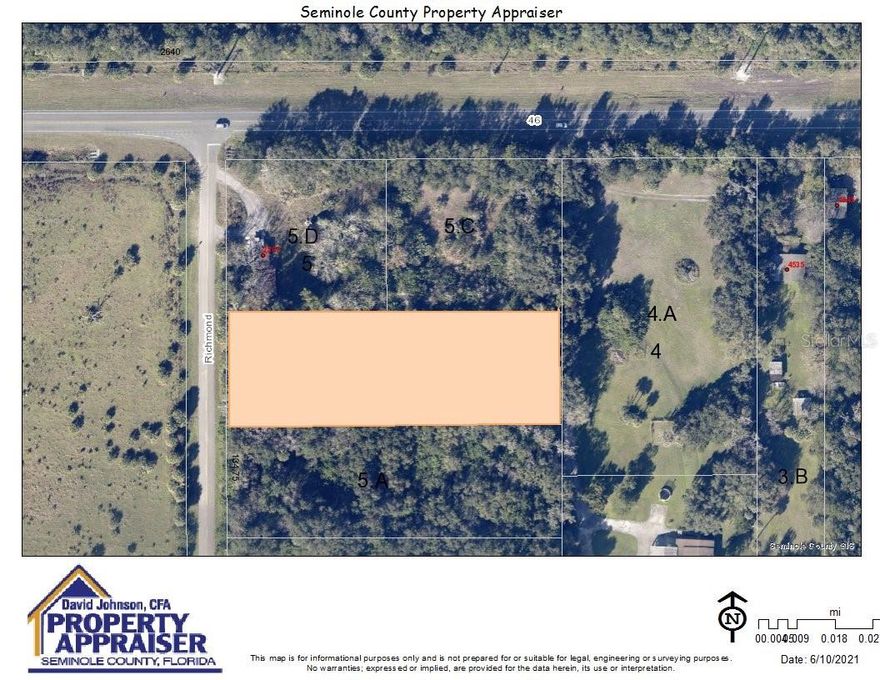 REDUCED!!!!
PRIME LAND FOR SALE!
1+/- acres on Richmond Ave, with easy access to SR 46 just east of the Lake Mary Blvd. Currently this property is zoned Agricultural . FUTURE LAND USE: HIPAP (High-Intensity Planned Airport). *LOT DIMENSIONS,LOT SQUARE FOOTAGE AND LOT SIZE ARE ALL APPROXIMATE.
