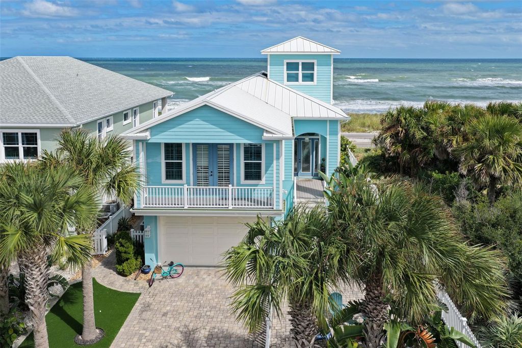 Photo of 1428 S Ocean Shore Boulevard, Flagler Beach, FL 32136 (MLS # FC313498)