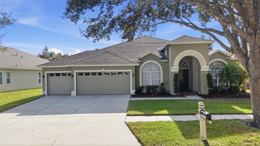 Tucked away on a serene cul-de-sac in Augusta Ridge, a gated community and exclusive enclave within Villa Rosa, this exceptional residence offers a refined blend of tranquility, comfort, and modern elegance. At the heart of the home is a beautifully updated gourmet gas kitchen, featuring high-end appliances, beautiful granite countertops, upgraded cabinetry, an expansive island, and thoughtful design—ideal for both intimate meals and lively gatherings.

The open-concept living and dining areas flow seamlessly, creating an inviting atmosphere perfect for entertaining or unwinding at home. Step outside to your private pool oasis, an idyllic retreat for warm Florida afternoons or peaceful evenings beneath the open sky. A spacious 3-car garage enhances everyday convenience and storage.

Residents enjoy easy access to Villa Rosa Park, a beautifully maintained 7.27-acre county community space offering a playground, basketball court, tennis courts, sand volleyball, and a large open field—perfect for recreation, play, and outdoor relaxation.

Located within the highly sought-after Steinbrenner High School district, this home provides exceptional convenience to premier shopping, dining, and entertainment. Experience the comfort, beauty, and elevated lifestyle this residence offers—schedule your private showing today.