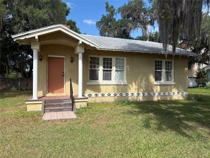 Spacious 3/2 home in Bartow offered for rent.  This home features a double fireplace from the living room to the master bedroom, large rooms, open kitchen with plenty of cabinets as well as original wood flooring.  This home is situated on a corner lot in the heart of Bartow.  Approval subject to credit, income and rental verification.