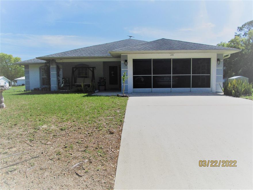 Wonderful 4 bedr. 3 bath Solid Willie Wood built home on double lot. Only 14 years old  with part time Owners.  Located near Downtown  Canal street New Smyrna.  Minutes to the Beach. Home features Vaulted ceilings,  Tile floors,  Breakfast Bar, Dining room,  Enclosed Porch. Huge yard. No HOA ;Water: City