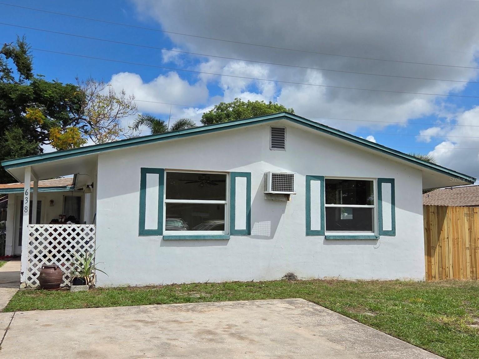 Fantastic Investment Opportunity in Dunedin! This well-maintained duplex offers the perfect blend of income potential and personal use in one of Pinellas County’s most sought-after cities. Each side features a 2-bedroom, 1-bath layout with nearly 700 sq. ft. of comfortable living space. Per seller, both units are identical 2-bed/1-bath layouts. One unit is currently rented at $1,400/month on a month-to-month lease, while the other is vacant—allowing you to move right in or secure a new tenant immediately. Both units could be rented for $1,600 easily. Recent updates include new bedroom windows, freshly painted interiors, energy-efficient wall units for heating and cooling, ceiling fans in all the bedrooms and the living room, and easy-care tile flooring throughout. Both units boast walk-in closets in the primary bedrooms, new six-panel doors, and upgraded water service with a brand-new pump for reliable water pressure. The roof is only 12 years old, providing peace of mind for years to come. Ideally located within walking distance to vibrant Downtown Dunedin, the Blue Jay Stadium, the scenic Pinellas Trail, and Dunedin Beach just minutes away. Whether you’re looking to live on one side and let the other pay your mortgage, or simply expand your rental portfolio, this property is a must-see. Schedule your private showing today!