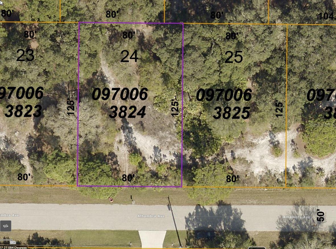 One of two standard size attached building lots that must be sold together allowing buyer options for construction. Quiet area with new construction and several builders to choose from. Short distance to shopping in North Port. Excellent location for a growing family or that retirement home.