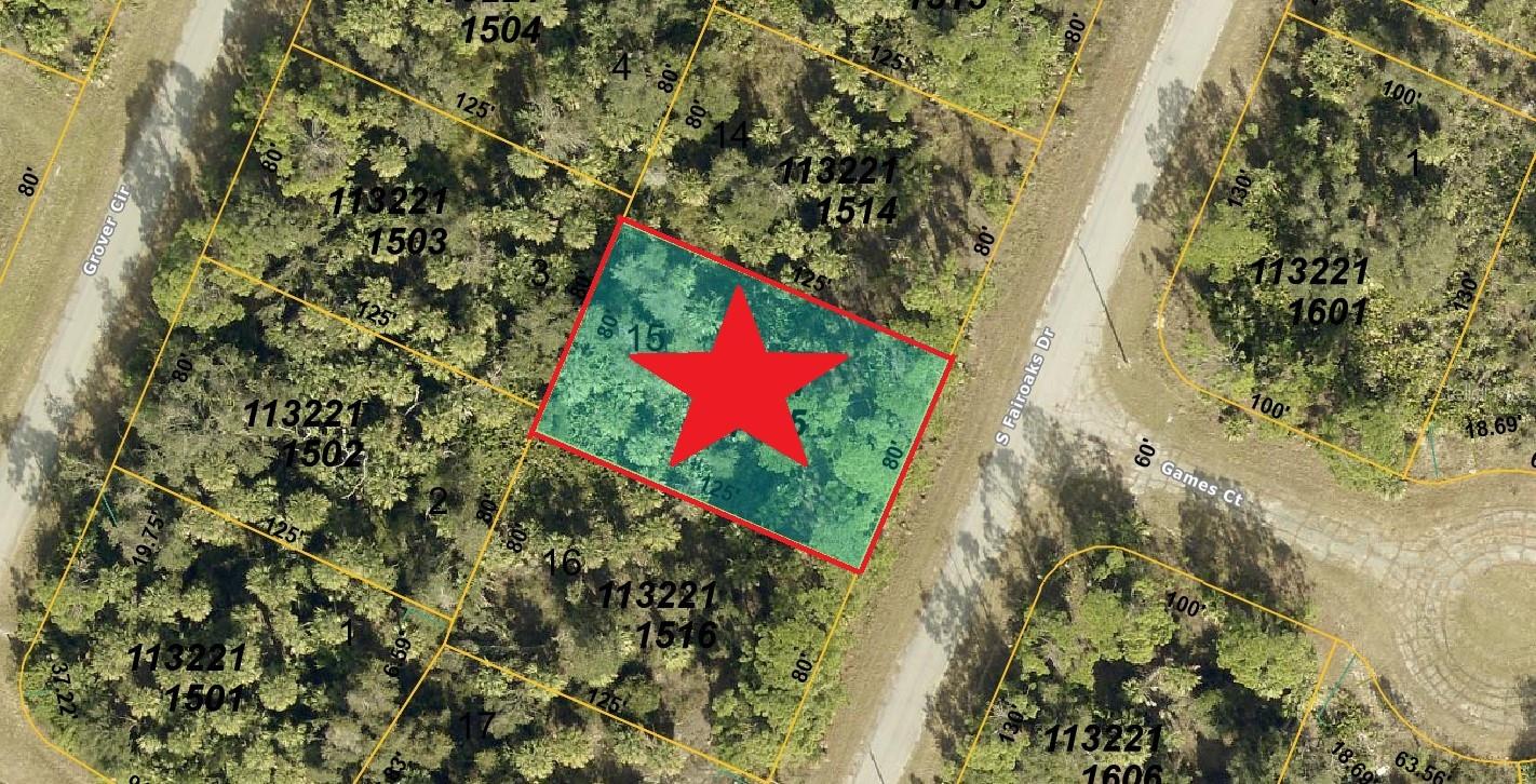 This vacant lot offers a fantastic opportunity to make an investment in a rapidly growing area. The area was recently rezoned to AC-10, which promotes agricultural development. North Port has become one of the most sought-after locations, with easy access to both Sarasota and Fort Myers, making it ideal for commuters. The city boasts an impressive range of amenities, including a newly built water park, the Atlanta Braves Spring Training stadium, excellent shopping and dining options, and abundant parks. Best of all, you’re just a short drive away from the stunning Gulf Coast beaches! Don’t miss out on this incredible chance—drive by and submit your offer today!