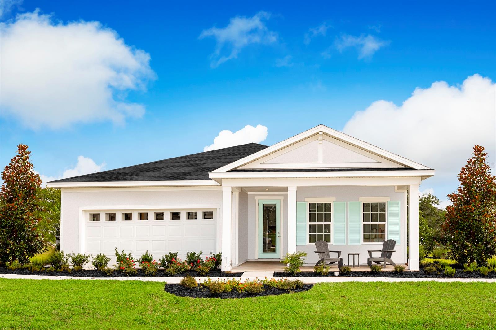 Pre-Construction. To be built. Welcome home to Overlook at Grassy Lake, located in the charming city of Minneola, just one mile to the Turnpike and the area’s best shopping, dining, and entertainment. Minneola has a wide variety of outdoor recreation, including Lake Hiawatha Preserve, Minneola Sports Complex, and more, only 10 minutes away. Our amenity center was built with you in mind featuring a resort-style pool and cabana, the perfect place to relax. You’ll appreciate our outdoor space that the whole family can enjoy, including a tot lot for the kids. Our private homesites feature options for pond and nature views, with no rear neighbors - the perfect backdrop for your outdoor oasis. Build an outdoor kitchen, entertaining space, or a fire pit – the opportunities are endless. Make it your own with our professionally-designed interior palettes. The Panama single-family home is what you always pictured for yourself. Step in from your 2-car garage or front porch and past the first of 3 spacious bedrooms and a full bath with double vanity. Your versatile flex space can be used as an office, study or 4th bedroom. In your dining area, prepare to be wowed. This space is highlighted by your gourmet kitchen with a large island overlooking a lanai and a great room where friends and family will gather. Your luxurious owner’s suite includes a double vanity owner’s bath and a huge walk-in closet. All Ryan Homes now include WIFI-enabled garage opener and Ecobee thermostat. **Closing cost assistance is available with use of Builder’s affiliated lender**. DISCLAIMER: Prices, financing, promotion, and offers subject to change without notice. Offer valid on new sales only. See Community Sales and Marketing Representative for details. Promotions cannot be combined with any other offer. All uploaded photos are stock photos of this floor plan. Actual home may differ from photos.