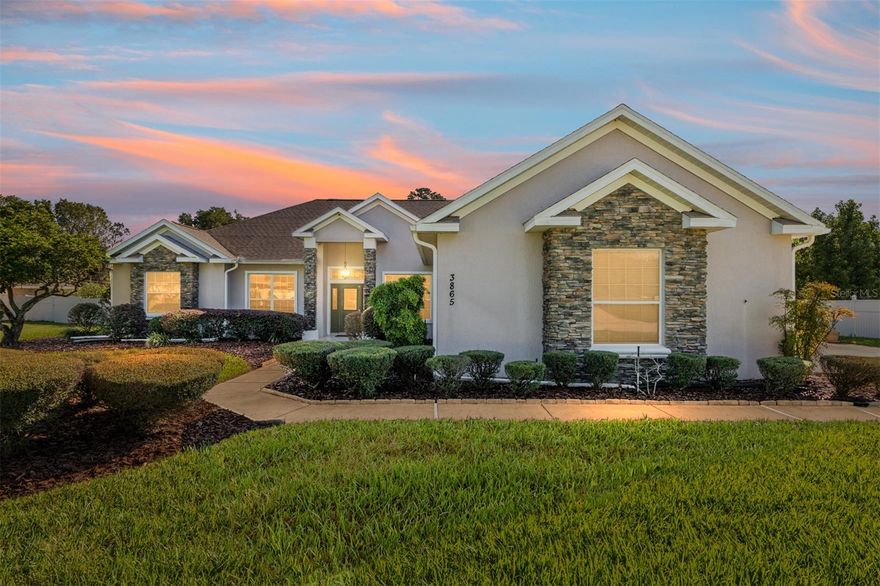 Call today to schedule a showing at this meticulously kept home in the all-ages, gated community of Summerton South__________ INTERIOR FEATURES: Split bedroom floor plan, 10-foot ceilings, tile throughout, crown molding, formal dining room, large living room, large bedrooms, tons of storage, laundry room with utility sink, famiy room with gorgeous gas fireplace, gas water heater, his & hers walk-in closets in the primary bedroom, slider door from the primary bedroom to the back patio, solid wood cabinets, Corian countertops, extra-large pantry in the kitchen, ceiling fans throughout.  AIR CONDITIONER:  2016__________  EXTERIOR FEATURES:  Vinyl privacy fence,  private well with an automatic sprinkler system, extended 569 Sq ft back patio with ceiling fans, tile floors & a screened enclosure/birdcage. Patio includes a gas attachment for a gas grill.   2-car garage with a painted floor & extra-large driveway that allows for multiple vehicles. ROOF:  2023
