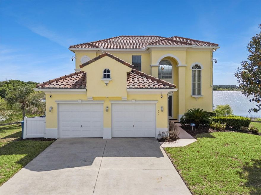STUNNING AND UNIQUE are two words to describe this home. If you’re looking for something truly outstanding, this is it! This stunning lakefront home in the gated Calabay Parc at Tower Lake offers three floors of living space to spread out and enjoy the Florida lifestyle. You’ll watch water skiers on Tower Lake and enjoy breathtaking lake views from both the balcony and the pool-level entertainment area. The expansive lower floor is dedicated to a spacious games room—perfect for fun, entertaining, or even working from home. The home is beautifully designed with galleried landing, 5 bedrooms—3 of them master suites with en-suites—plus a south-facing private heated pool and spa overlooking the tranquil Tower Lake, where the sunsets are spectacular. The open-plan living area, with sliding doors onto the balcony, creates a seamless indoor-outdoor flow. The home has a beautiful kitchen with a charming dining nook benefitting from views of the lake and has stainless appliances, granite counters and an informal breakfast bar, all open to the great room. The home has a full alarm system as well as being offered fully furnished and turnkey. Perfect for those relocating or looking to benefit from the short term rental market in Central Florida.
This stunning lakefront home doesn’t just offer breathtaking views—it’s all about enjoying the outdoors. This is a truly rare gem! Imagine fun-filled afternoons splashing in your expansive 32-foot pool or soaking in a multi-person spa under the stars. The outdoor space is an entertainer’s dream, with plenty of room to soak in that famous Florida sunshine and a shaded area for alfresco dining or evening gatherings. There’s ample space around the pool to soak up that famous Florida sunshine, plus a shaded, covered area for dining and entertaining. This home is designed to let you fully embrace the Florida lifestyle, whether you’re relaxing by the pool or hosting guests in your private outdoor oasis. The community is gated/guarded 24 hours and has a community boat ramp. Opportunities like this, with stunning lake views and three floors of luxury, don’t come often—this is your chance to grab the best of Florida living!  
Beyond your peaceful setting, you’ll be just 28 miles from Disney, with easy access to dining, shopping, medical facilities, and airports in both Tampa and Orlando. Only 90 minutes to Clearwater Beach—you truly have the best of both worlds. Some of the best golf courses are just a short drive away, Master planned course at Southern Dunes is close by as is Ridgewood Lakes, Providence and Winter Haven Country Club. Whether you’re looking for a luxurious getaway, an income-producing short-term rental, or the Florida dream you’ve been planning, this is your rare opportunity.