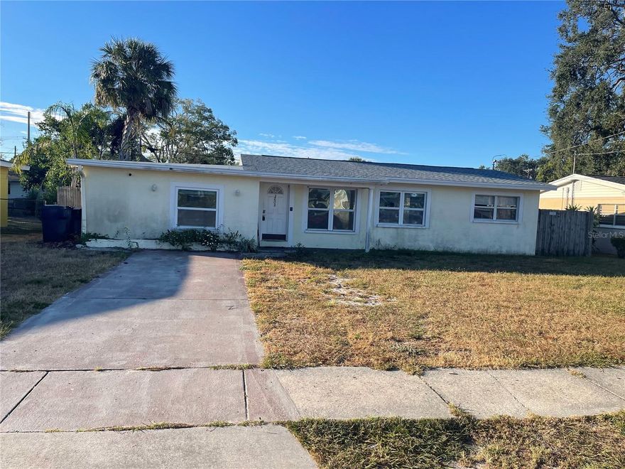 Investors bring your offers.  Needs some TLC.  This single-family home is located in the desirable South Tampa neighborhood in South Tampa. Built in 1958, the property spans 1,248 square feet on a generous 6,969-square-foot lot, providing ample space for comfortable living and outdoor enjoyment. This home is an excellent opportunity for buyers seeking a residence near key amenities. KEY FEATURES:  Bedrooms/Bathrooms: 3 bedrooms, 1 full bathroom. Interior Highlights: Tiled flooring throughout for easy maintenance and a clean, contemporary feel.  Kitchen featuring granite countertops, dishwasher, range/oven, and refrigerator, Central cooling and forced-air electric heating for year-round comfort.  Spacious living room ideal for relaxation or entertaining
EXTERIOR & LOT:  Stucco exterior with composition roofing. Large, fully fenced backyard perfect for pets, gardening, or play. Masonry construction for durability. LOCATION & LIFESTYLE:Nestled in a family-friendly area, this home is just minutes from MacDill Air Force Base, making it ideal for military personnel or commuters. Enjoy proximity to shopping malls, Tampa International Airport, downtown Tampa's vibrant scene, and scenic spots like Ballast Point Pier for waterfront strolls. Top-rated schools, dining, and parks are all nearby, combining suburban tranquility with urban accessibility.