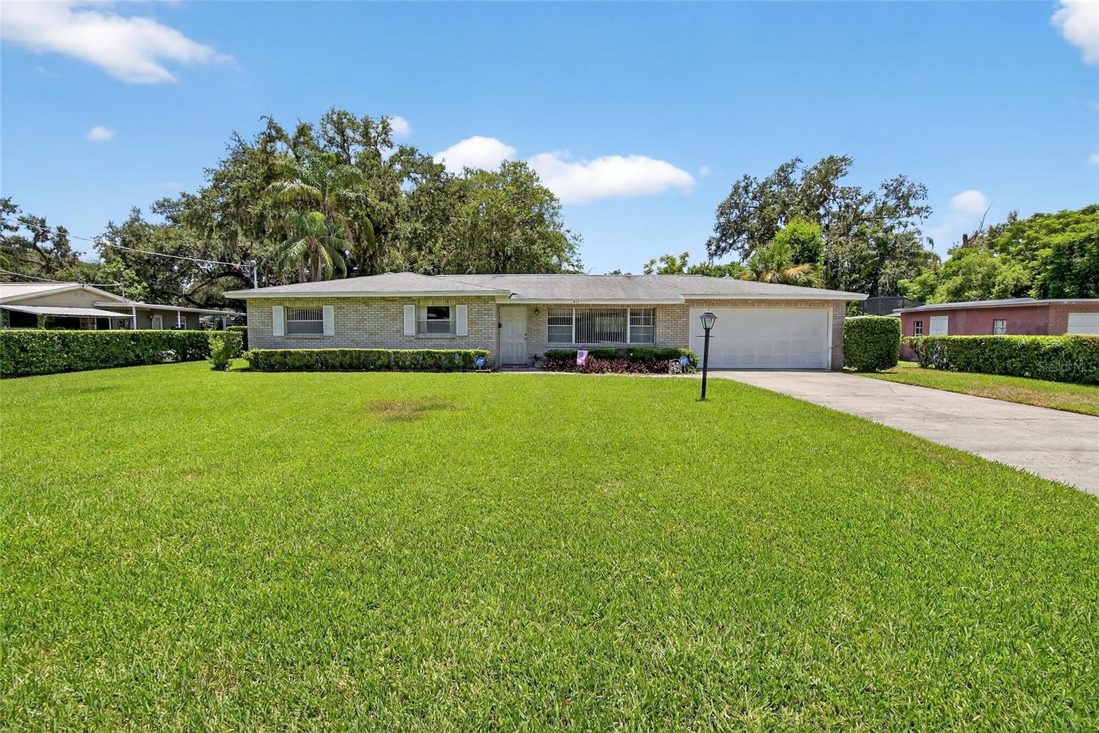 One or more photo(s) has been virtually staged. Step into the charm and character of this classic 1964 mid-century ranch, nestled in the heart of Brandon on nearly a ½-acre lot! This 4-bedroom, 2-bath home offers a unique opportunity to restore its original beauty or bring your own vision to life with a custom remodel. Inside, you’ll find vintage tile in the kitchen and terrazzo floors waiting to be uncovered beneath the carpet—true treasures of the era. The spacious screened lanai overlooks a serene and private backyard, perfect for relaxing or entertaining. A large shed provides extra storage and conveys with the property. Located on a quiet street yet just minutes from shopping, dining, and major roadways. Best of all—no HOA fees and no CDD fees! With solid bones and endless potential, this home is ready for your personal touch. Irrigation from well, saves you $$$! Roof April 2016 Plumbing Repiped Nov 2019, New septic tank Nov 2017 Pumped March 2024, Ac Nov 2019, Drainfield Jun 2012. 2 sprinkler heads are broken and are not warranted and washer and dryer are being left although won't be warranted, seller says they work. CALL TODAY FOR YOUR PERSONAL TOUR!