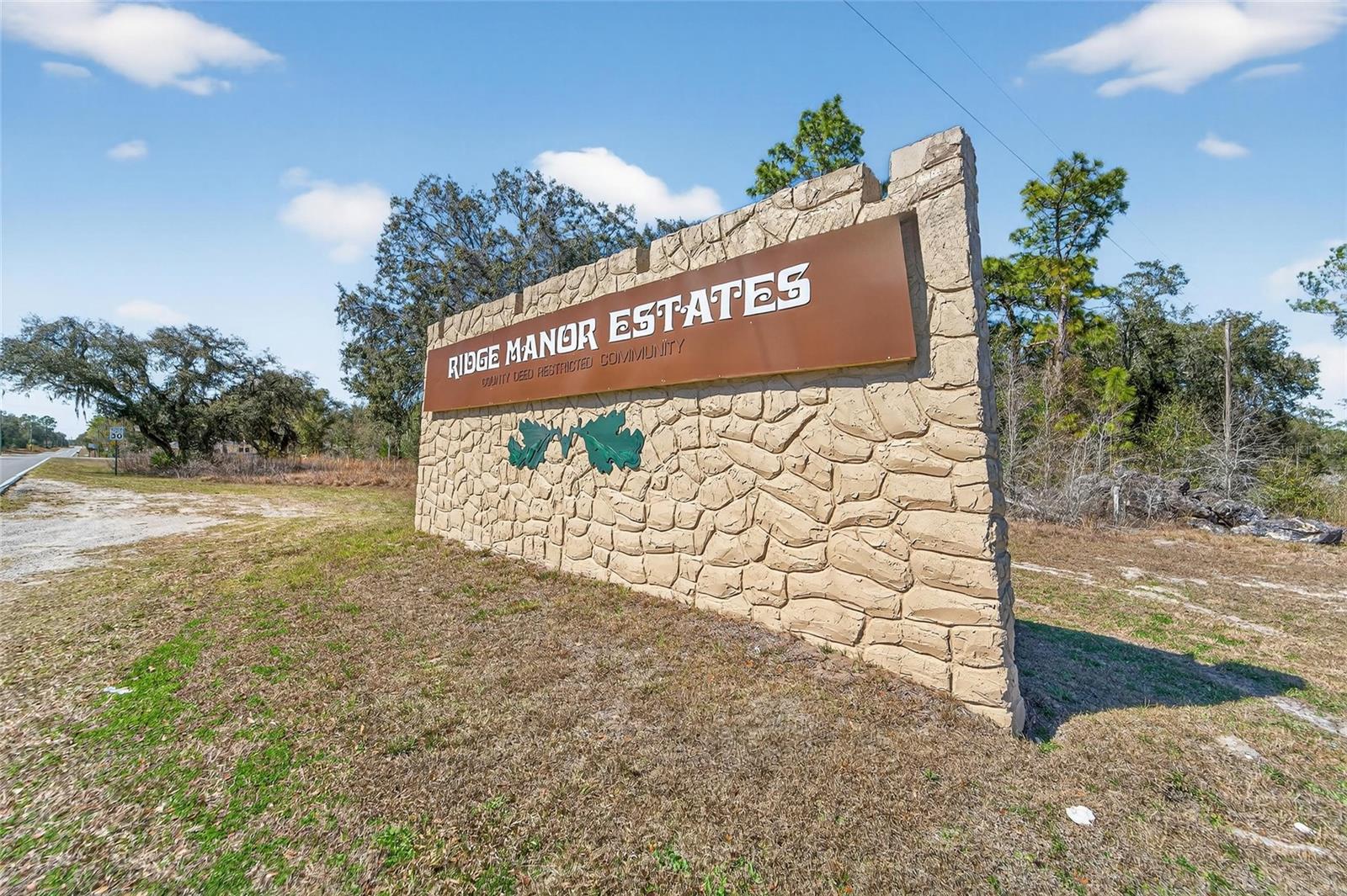 RIDGE MANOR ESTATES - Residential