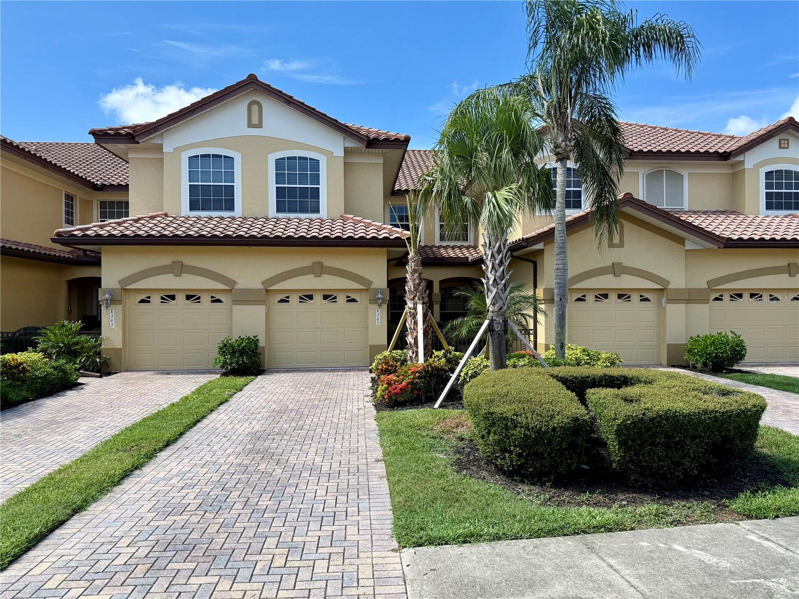 Beautiful UNFURNISHED condo in sought after Miramar of Lakewood Ranch is available for an ANNUAL rental. The property has 2 bedrooms plus a den/office, two bathrooms and plenty of square footage to spread out. The open floor plan offers a living room/dining room combination, roomy kitchen, foyer entrance, laundry room and a screened lanai that looks over a lake. The kitchen has plenty of counter space and cabinets, pantry and a breakfast nook that overlooks the lake. The primary bedroom has two walk in closets, views of the lake, sliding glass door to the lanai and an on suite bathroom with double sinks, garden tub, water closet and stall shower. The guest bathroom has a tub/shower combination. The condo has luxury vinyl and tile floors. Miramar is a private, gated community with resort style amenities which include a clubhouse, fitness center, gathering room, kitchen, swimming pool with spa, outdoor grilling area, restrooms and locker rooms. Close to all that University Parkway has for fun and entertainment. No pets allowed. Available ASAP and will not last long. Call today to schedule a showing!!