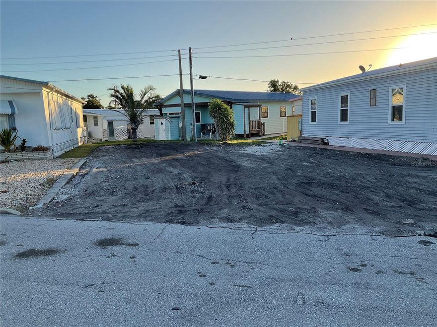 Generous opportunity to create your ideal home in a welcoming mobile home community.  This vacant lot is ready for the installation of a brand-new manufactured home, offering a blank canvas for your vision.  Surrounded by vibrant neighbors and a friendly atmosphere, this location combines affordability with a sense of connection.  Whether you're looking to settle into a full-time Florida lifestyle or a seasonal retreat, this property has the flexibility and potential to make it happen.  Trailer Estates many amenities including community pool, private marina, its own post office, shuffle board, community center with many group activities and golf cart friendly.  Easy access to the Sarasota/Bradenton Airport, nearby beaches, shopping and restaurants.  Don't miss your chance to be apart of this low-maintenance lifestyle with all the perks of community living.