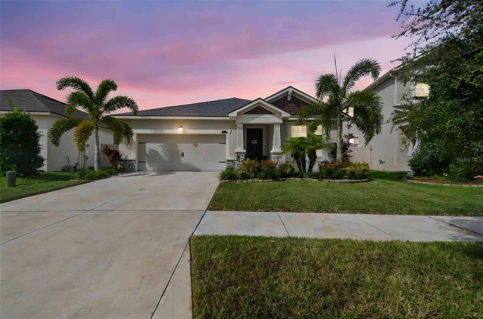 Welcome to this beautiful single-family home built in 2021, offering modern comfort and style. This property features 3 spacious bedrooms, 2 full bathrooms, and a versatile den/office that could easily serve as a potential 4th bedroom. The open layout provides an inviting atmosphere, complemented by the convenience of an indoor laundry room and a two-car garage for secure parking and storage. Enjoy a screened back porch and fenced backyard, perfect for relaxing or entertaining. Located in a desirable gated community, residents benefit from both privacy and peace of mind, as well as outstanding amenities including a pool, gym, dog park, and common areas for the enjoyment of all. Don’t miss the opportunity to make this well-maintained home yours!