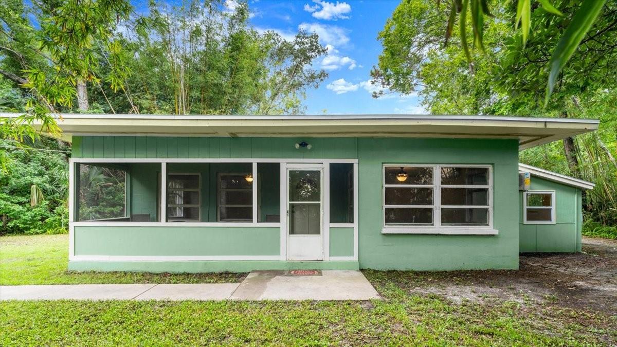 Secluded Retreat in the Heart of Ormond Beach tucked away on just over 1.25 acres and surrounded by trees and forest, this hidden gem offers rare seclusion in the middle of town. Featuring 2 bedrooms, 1.5 baths, plus a separate office, this home has been thoughtfully updated throughout. Enjoy peace of mind with a new roof (1 month old), renovated kitchen and bathrooms, new flooring, and new AC units—all completed within the past year. The screened-in porch is the perfect place to unwind and take in the tranquil, wooded setting. Adjacent 1-acre wooded lot is included in this sale, offering even more space and privacy. If you're looking for a one-of-a-kind property that feels worlds away—but is right in the heart of Ormond—this is it.
Square footage received from tax rolls. All information recorded in the MLS intended to be accurate but cannot be guaranteed.