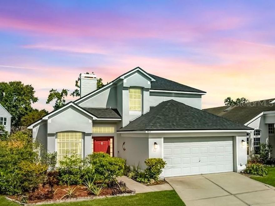 One or more photo(s) has been virtually staged. Welcome to this beautiful home in the heart of Lake Mary! You’ll love the unbeatable location — close to the SunRail, Sanford Airport, Topgolf, and plenty of shopping, dining, and entertainment options. Enjoy the community pool and the easy, low-maintenance lifestyle this neighborhood offers.  Located within the top-tier Seminole County Public Schools district.

Inside, the home features a new roof (2022), new water heater (2025), and a full repipe (2025) — giving you peace of mind for years to come. The primary bedroom is on the first floor, offering a comfortable retreat, while the loft and additional bedrooms upstairs create a great private suite area for family or guests. Enjoy a backyard filled with orange, Spanish lemon, starfruit, banana, fig tree, and cranberry trees.
With recent updates, great amenities, and a prime location, close to I-4 and major roads for Lake Mary and Longwood ,817 Garden Glen is the perfect place to call home!