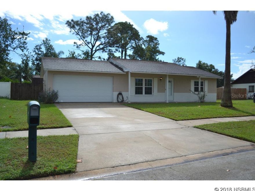 CHARMING 2 Bedroom, 2 Bath, 2 Car Garage in the heart of Port Orange! This concrete block home has a nice floor plan that includes a 12x18 screened patio and 10x13 Workshop with electric! 2010 Roof, 2017 Daikin A/C, 2 year new windows throughout, french doors to patio. Mostly wood look laminate flooring. Remodeled and tiled baths. Newer Kitchen cabinets and pendant lighting! Washer/Dryer included along with a New Water Heater, Front Screen Door, and New Garage Door! Water Softener and Filtration system included. There is a private irrigation well on the property but it is in need of a new pump. Port Orange Schools, close to the City Center, YMCA, Publix, shopping & restaurants. This One Won't last long! ;Water: City