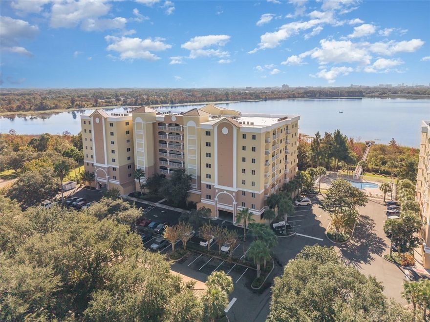 Ready to move to Sunny Florida and experience low-maintenance living in the heart of Orlando! This spacious 3BR/2BA condo offers a rare blend of comfort, convenience, and scenic views—an ideal opportunity to bring your design vision to life. Located in the Promenade Luxury Condo Towers within the gated Stonebridge Lakes community, this home provides secure coded building entry, elevator access, and a beautifully maintained environment.

With 1,775 sq ft, this inviting split floor plan ensures privacy and functionality. The open living and dining areas flow effortlessly toward a large balcony overlooking tranquil conservation and lake views—perfect for relaxing or entertaining. The kitchen, family room, and primary suite all showcase these peaceful vistas. An indoor laundry/utility room adds everyday convenience.

The community features a fitness center, a large pool and sun deck, and a recently remodeled lighted dock and gazebo overlooking Turkey Lake. Enjoy fishing, bird-watching, and stunning lakefront sunsets right outside your door. HOA fees include exterior building maintenance (recently painted), grounds care, water, sewer, and cable/internet.

Ideally located near major roadways including I-4, 408, and the Florida Turnpike, offering quick access to downtown Orlando, attractions, award-winning golf at Metrowest Golf Course, Universal Studios, Valencia College, shopping, dining, and the Mall at Millenia.

A wonderful opportunity to customize a spacious condo in a prime Orlando location!