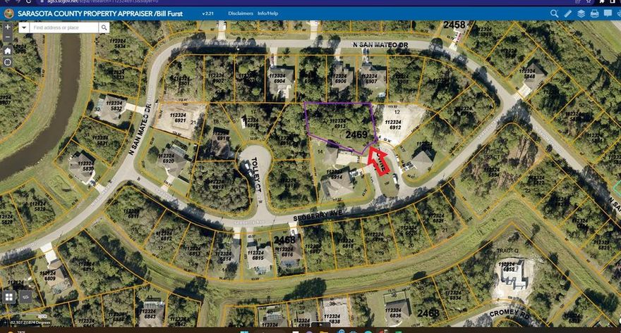 Wonderful lot in Prime location!  a terrific neighborhood to build your dream home in the flourishing city of North Port.  Phenomenal lot that's over 1/4 acre, on a cul-de-sac! Perfect for building your dream home in the thriving city of North Port, future home of the Atlanta Braves Spring Training. This property is centrally located to EVERYTHING…US-41, I-75, schools, and plenty of grocery & retail shopping, and dining. Convenient access to a multitude of golf courses, fishing, boating and gorgeous gulf beaches!