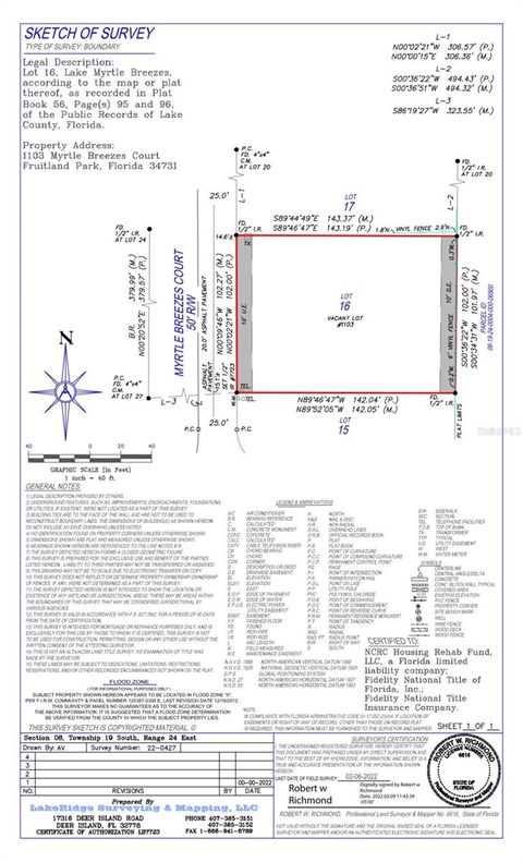 1103 MYRTLE BREEZES COURT FRUITLAND PARK FL 34731