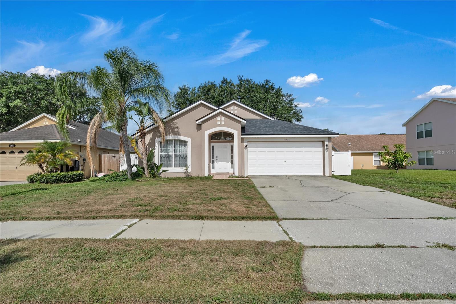 Major Price Reduction – Now Offered at an Even Better Value. Welcome to 2849 Doe Run Trail – a beautifully maintained 4-bedroom, 2-bathroom home located in a quiet, sought-after neighborhood in Orange City. Boasting 1,914 square feet of heated living space (2,407 total), this move-in-ready home offers the perfect blend of comfort, style, and modern efficiency.
Step inside to find a modern kitchen featuring high-end luxury appliances, perfect for home chefs and entertainers alike. The spacious open layout flows seamlessly into the living and dining areas, making everyday living and hosting a breeze.
Key upgrades include a 2021 roof, a 2022 A/C system, and a Level 2 EV charger in the 2-car garage, bringing peace of mind and energy efficiency to your lifestyle.
Outdoors, enjoy the Florida lifestyle under the covered lanai, relax in the fully fenced backyard, and unwind beneath the shade of mature trees. A charming pergola provides the ideal spot for outdoor dining or lounging.
Located in a peaceful community close to schools, parks, shopping, and major highways, this home offers the perfect combination of tranquility and convenience.
Don’t miss your chance to own this beautiful Florida gem – schedule your private tour today!