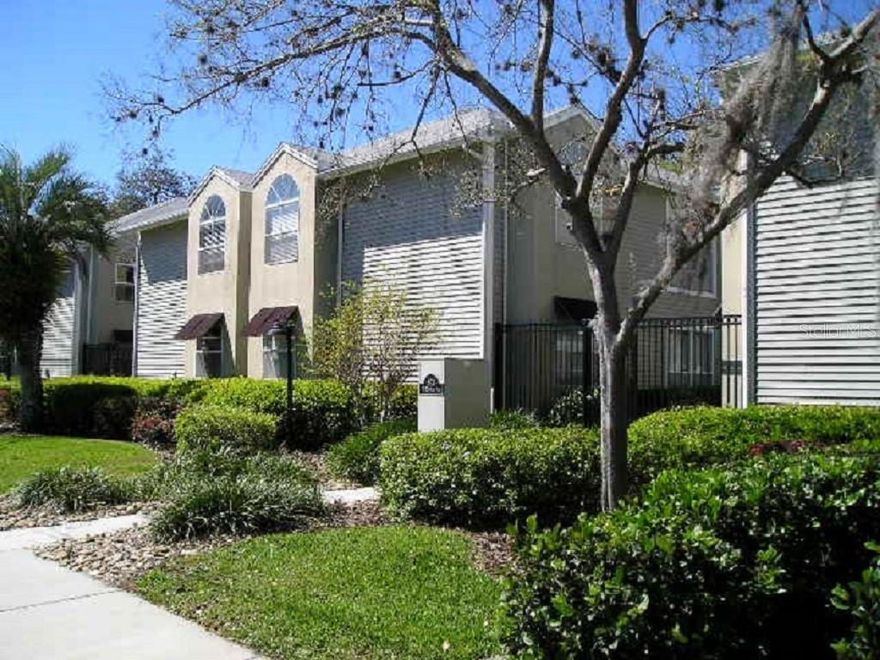One or more photo(s) has been virtually staged. LOCATION LOCATION LOCATION!!!RECENTLY RENOVATED - SOUTH TAMPA. New paint, new carpet, new kitchen counter tops, new appliances. This inviting 2-bedroom, 2-bathroom first-floor condominium offers 741 square feet of comfortable living space in Hamilton Place, located in beautiful South Tampa. The home features a combined dining and living area that opens to a relaxing lanai overlooking the community's lush courtyard. The kitchen comes equipped with a refrigerator, range, dishwasher, and microwave for everyday convenience. The primary bedroom includes an en suite bathroom with a stand-up shower, while the second bedroom is served by a hall bathroom featuring a tub and shower combination. Wood laminate flooring in the living area, new carpet in the bedrooms. Situated in a highly desirable area, this condo provides easy access to South Tampa's vibrant shops and restaurants, including SoHo, Hyde Park, downtown Tampa, Channelside, and the bridges leading to the Pinellas County beaches. One assigned parking space.