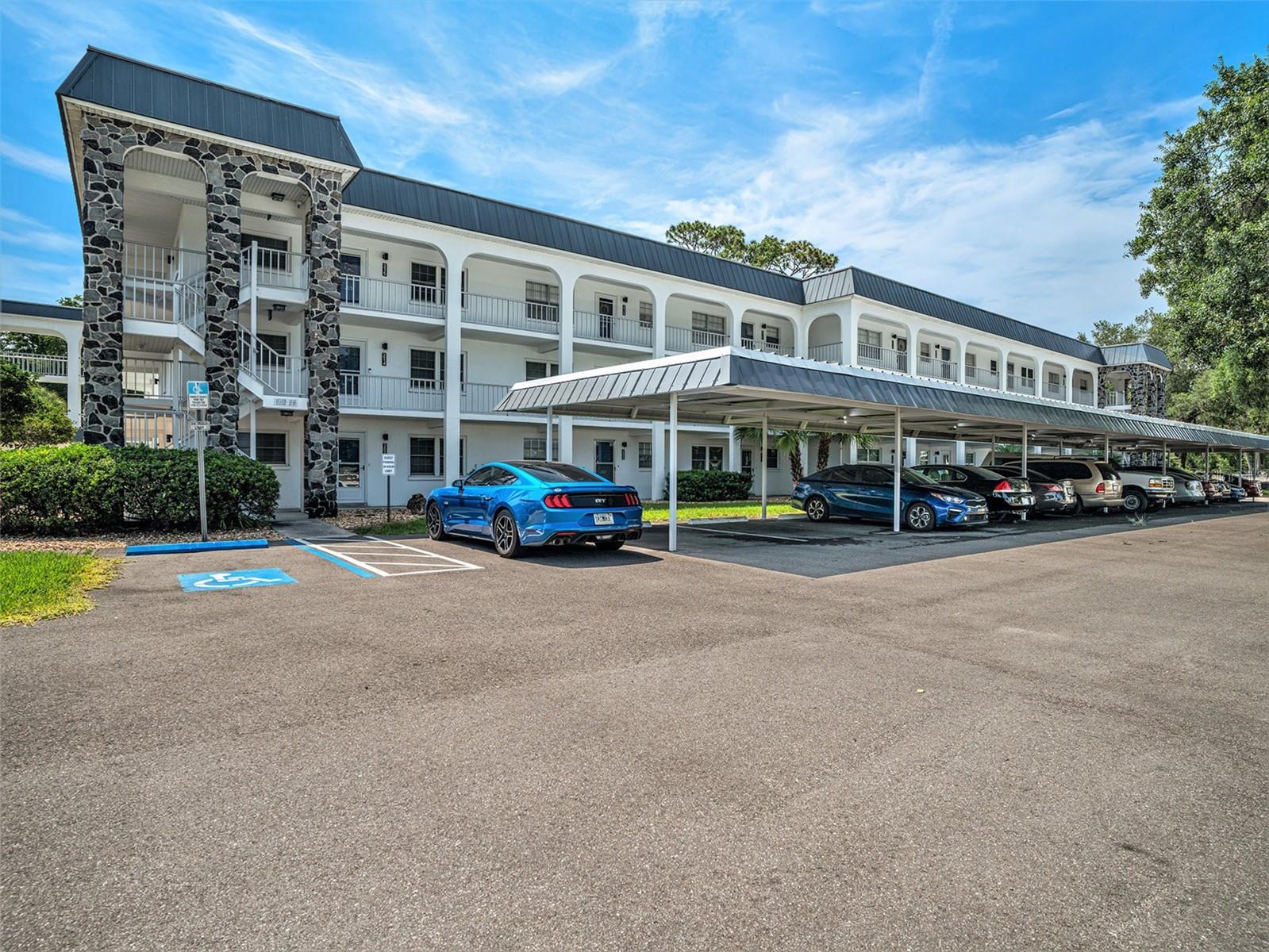 Stepping into this meticulously maintained 3rd-floor (with elevator) haven at Zephyr Estate East Condominiums is like discovering a perfectly curated retreat. Tailored for the discerning 55+ buyer, this move-in-ready 1-bedroom sanctuary radiates comfort and thoughtful upgrades. This isn't just a condominium; it's a lifestyle. Practicality meets luxury with included appliances, two generously sized bedroom closets, abundant kitchen cabinetry, and an invaluable external storage closet. Plus, the assigned covered parking shields your vehicle from the elements, a small but significant luxury. Location, as they say, is everything. And here, you're perfectly positioned. Directly across from the Zephyrhills airport, you can watch the world take flight. Golf enthusiasts will revel in the 18-hole course just steps away, while everyday conveniences like restaurants, shopping, and medical facilities are all within easy reach. This is more than a condominium; it's a gateway to a fulfilling, active lifestyle. Embrace the ease of condo living with water, sewer, sparkling swimming pool, and essential amenities covered by the HOA. This is your chance to simplify your life without sacrificing comfort or community. If you're seeking a serene, well-connected 55+ community, this is the place where your next chapter begins. (Please note: no pets allowed.)"