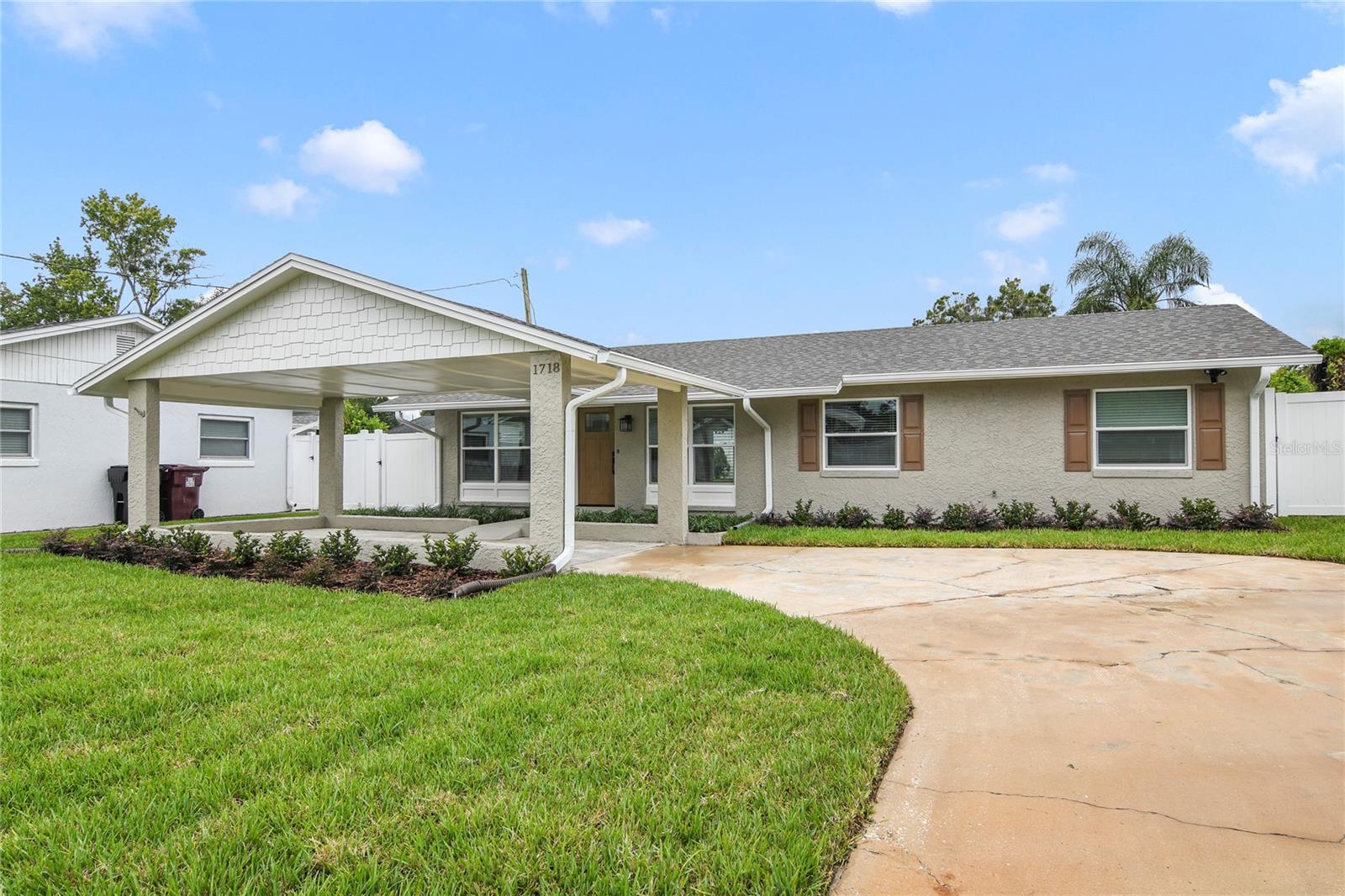 Welcome to this fully renovated, move-in-ready family home located at the end of a quiet, tree-lined block—just steps from a beautiful, family-friendly park. Every detail has been thoughtfully updated, making this home the perfect blend of comfort, style, and convenience.
Inside, you’ll find a fresh, open-concept layout featuring brand-new flooring, modern fixtures, and a completely renovated kitchen with new stainless steel appliances, updated cabinetry, and stylish countertops—ideal for both everyday living and entertaining.
Major system upgrades include a brand-new roof, new central A/C, new water heater, and all-new appliances, offering peace of mind and long-term value. The freshly updated landscaping adds great curb appeal and creates a welcoming outdoor space perfect for family gatherings, kids, or pets.
With the park just down the block, top-rated schools nearby, and shopping and dining just minutes away, this home offers everything today’s buyer is looking for—modern upgrades, a family-friendly neighborhood, and an unbeatable location.
Don’t miss this rare opportunity—schedule your showing today!