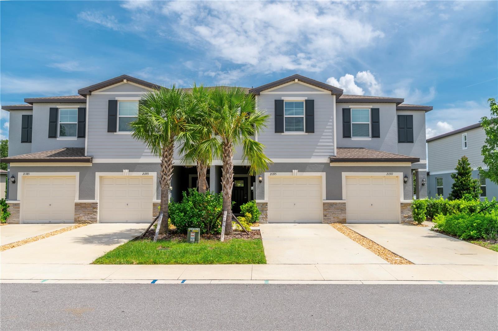 Welcome to this spacious and beautifully maintained 3-bedroom, 2-bath Brand New townhouse located in one of Land O’ Lakes’ most desirable gated communities. This home offers plenty of room for comfortable living and entertaining, with stunning views that create a serene backdrop every day. Wake up to a beautiful view of a pond in your backyard and enjoy all of the perks of being in a new home. This community has exceptional amenities including a sparkling public pool, a fully equipped dog park, and a tranquil lake surrounded by a nature preserve. A private community dock offers the perfect place to unwind and enjoy the peaceful setting.Whether you're relaxing at home, exploring the walking paths, or enjoying time at the lake, this property offers a perfect blend of comfort, convenience, and natural beauty. Don’t miss your chance to own a piece of this unique and vibrant neighborhood! This home is also very close to the outlet mall in Wesley Chapel and many restaurants on State Road 54!