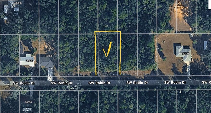 Land located 5 minutes from the Dunnellon Springs and more.