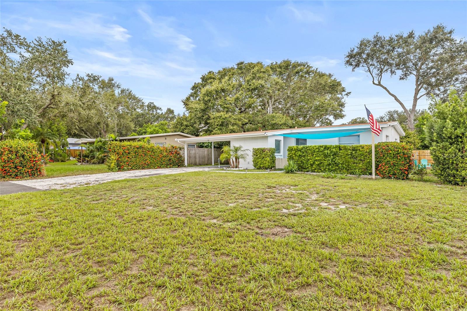 Welcome to this beautifully updated 3-bedroom, 1-bath home perfectly situated in a prime Clearwater location, close to everything you need! Step inside to find brand-new tile flooring throughout, creating a clean, modern feel in every room. The newly renovated kitchen features sleek stone countertops, stainless steel appliances, and plenty of cabinet space, ideal for cooking and entertaining. The updated bathroom offers fresh finishes and stylish touches for added comfort. Enjoy peace of mind with a new roof installed in 2008 and a fully fenced backyard, perfect for gatherings around the built-in fire pit or simply relaxing outdoors. Whether you're a first-time buyer or looking for a move-in ready home in a convenient location, this property checks all the boxes. Don’t miss this opportunity to own a beautifully refreshed home in one of Clearwater’s most accessible areas!