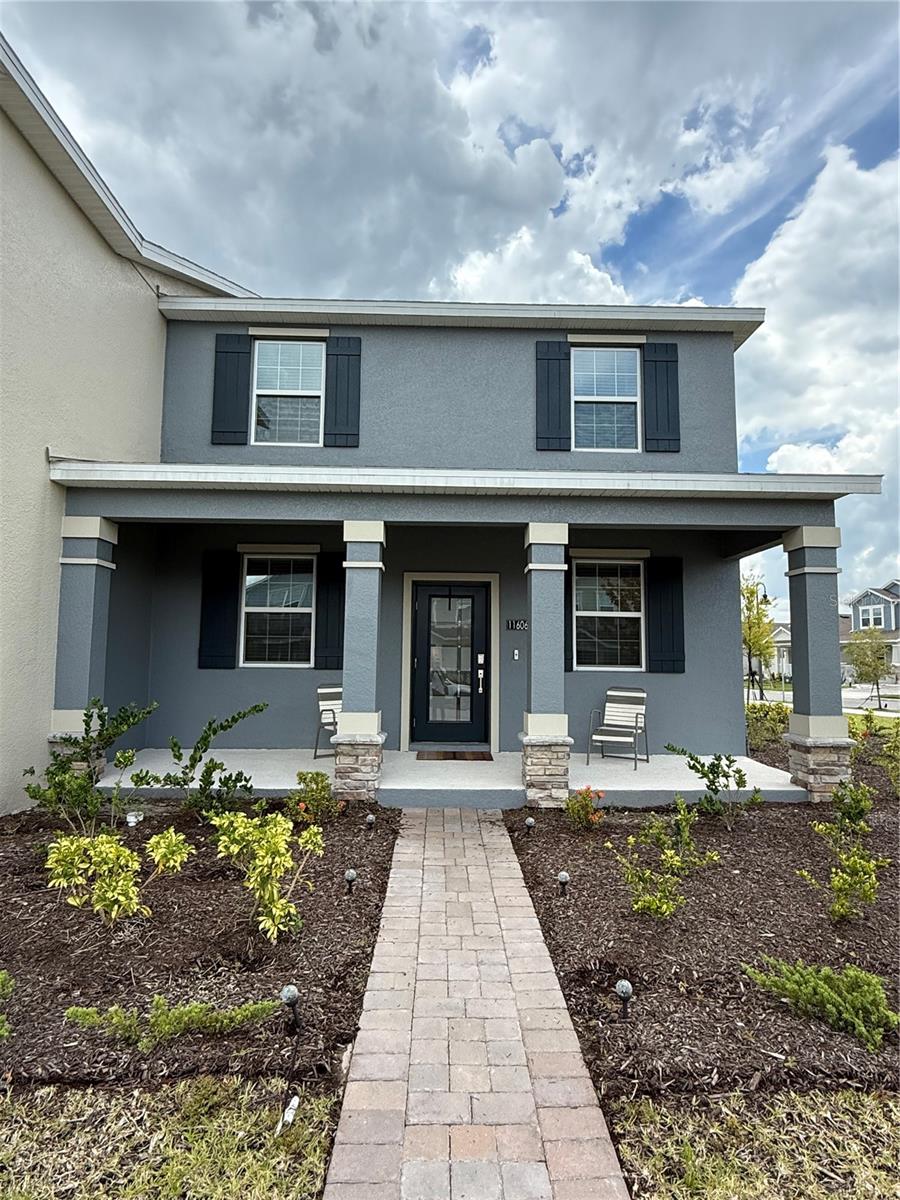 Welcome to this stunning 2023 townhome featuring 3 bedrooms and 2.5 bathrooms, perfectly located in the sought-after Story Park community. Just 10 minutes from Orlando International Airport with easy access to Highways 528 and 417, and minutes from Lake Nona Medical City. Situated on a premium corner lot, this home offers a bright, open-concept layout ideal for modern living and entertaining. Community amenities include a resort-style pool and clubhouse, full fitness center, beach volleyball and basketball courts, playgrounds, green spaces, dog park and much more. Whether you’re relocating or searching for your dream home, this property combines prime location and lifestyle at exceptional value.