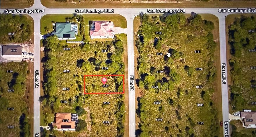 Excellent opportunity to own land in a growing Southwest Florida location! Take advantage of this great opportunity to acquire a residential lot located at in Charlotte County—a rapidly developing area known for its beautiful surroundings and increasing demand for new construction homes. This lot offers the ideal setting to build a home or invest in a property with excellent potential for appreciation. Conveniently located near Charlotte Harbor, Boca Grande, Englewood Beach, golf courses, parks, shopping, and dining, this area is highly desirable for its coastal lifestyle, outdoor activities, boating, fishing, and year-round sunshine. With easy access to major roads and nearby cities, Port Charlotte continues to attract both homeowners and investors. We also offer an optional construction development project for buyers interested in building on the property. We have Additional lots are available in the area, 
Don’t miss the chance to secure land in one of Southwest Florida’s most promising markets. Contact us today for more information!